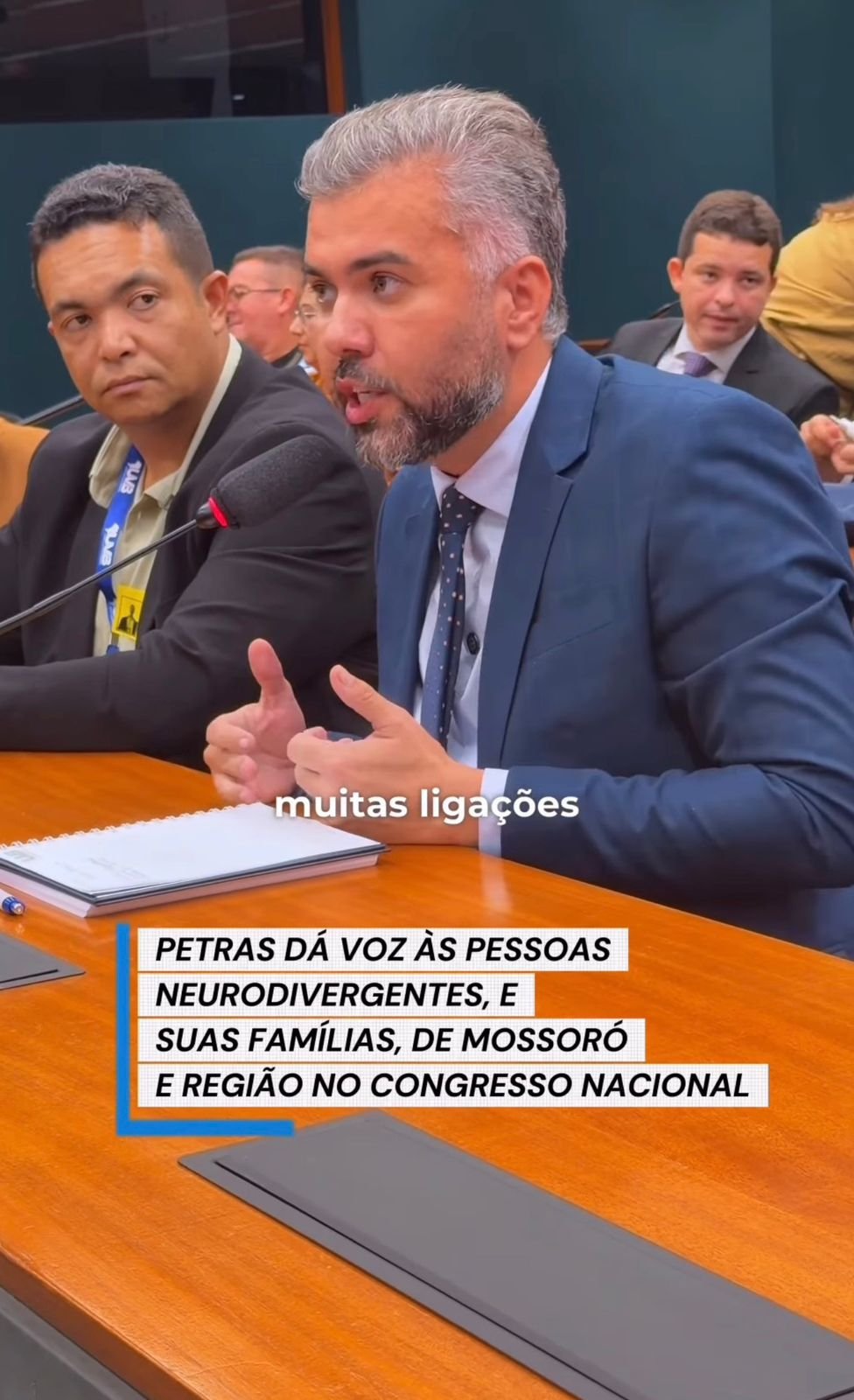 Petras Vinícius reforça, em Brasília, defesa das famílias atípicas e dos neurodivergentes